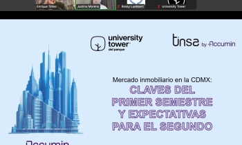 Mantiene CDMX su dinamismo inmobiliario pese a la incertidumbre global, aseguran expertos de Tinsa México y University Tower®